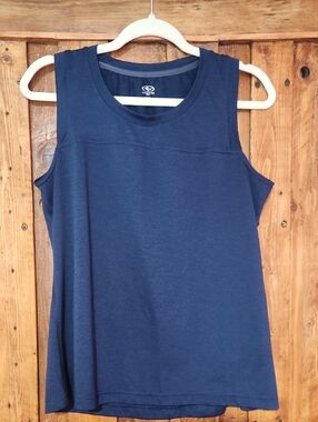 Athletic Works Navy Blue Women's Sleeveless Tank Top